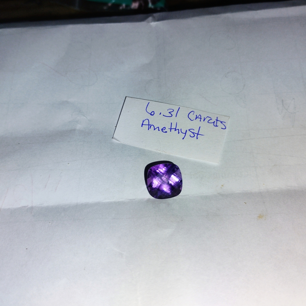 6.31 Carat Amethyst Gemstone